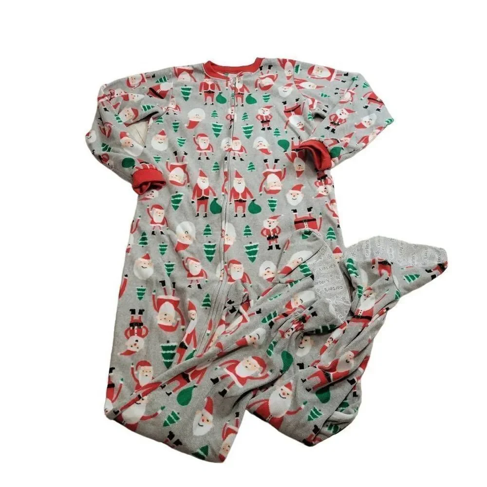 Carter's footed Santa pajamas 12